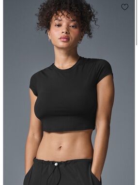 Alosoft Crop Finesse Short Sleeve